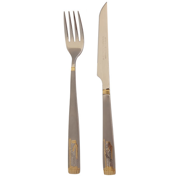 مجموعة سكاكين وشوك 12 قطعة نموذج أخمينيش