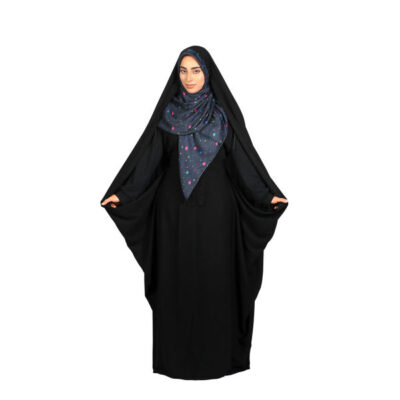 شادر إسلامي عربي أسود حجاب للنساء والصلاة – حسناء