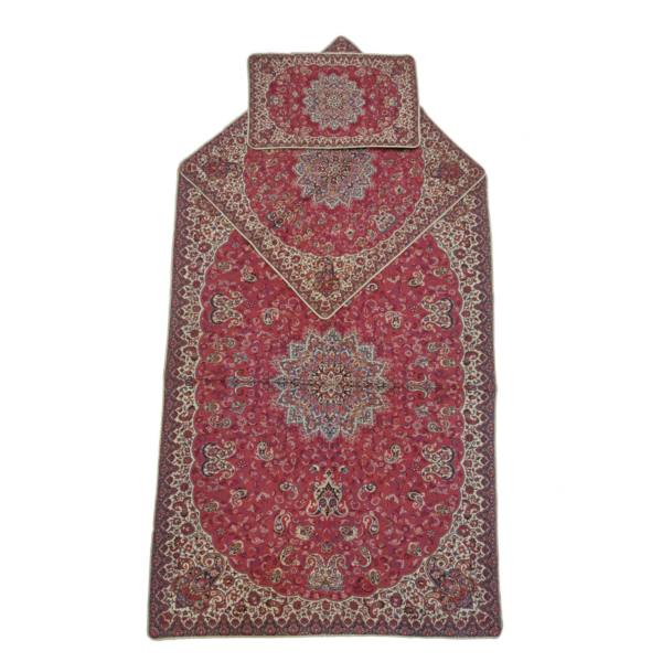 سجادة الصلاة الإيرانية من الطرمه الفاخرة الساجدة الإسلامية الحمراء