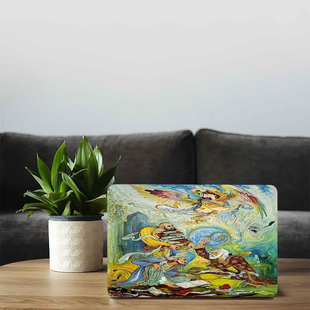 ملصق للكمبيوتر المحمول بقياس 15.6 إنش بنمط فن الرسم الدقيق