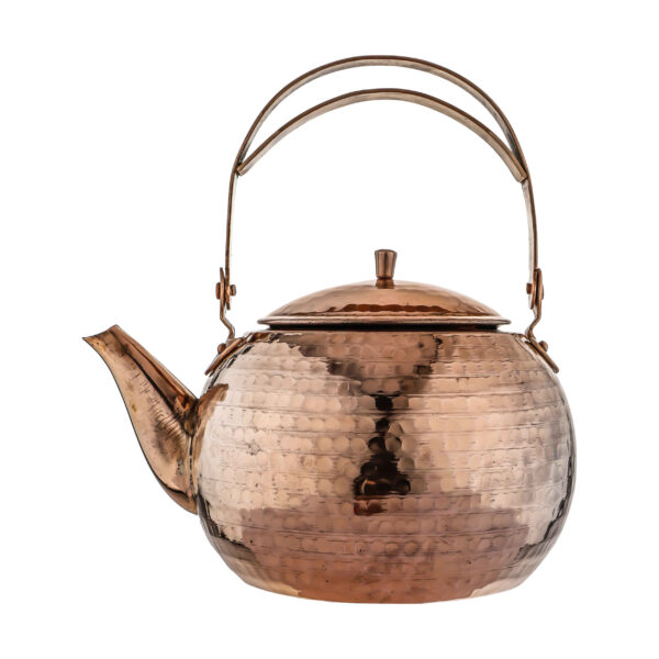 غلاية نحاسية مطروقة إيرانية متينة للطهي التقليدي نيس