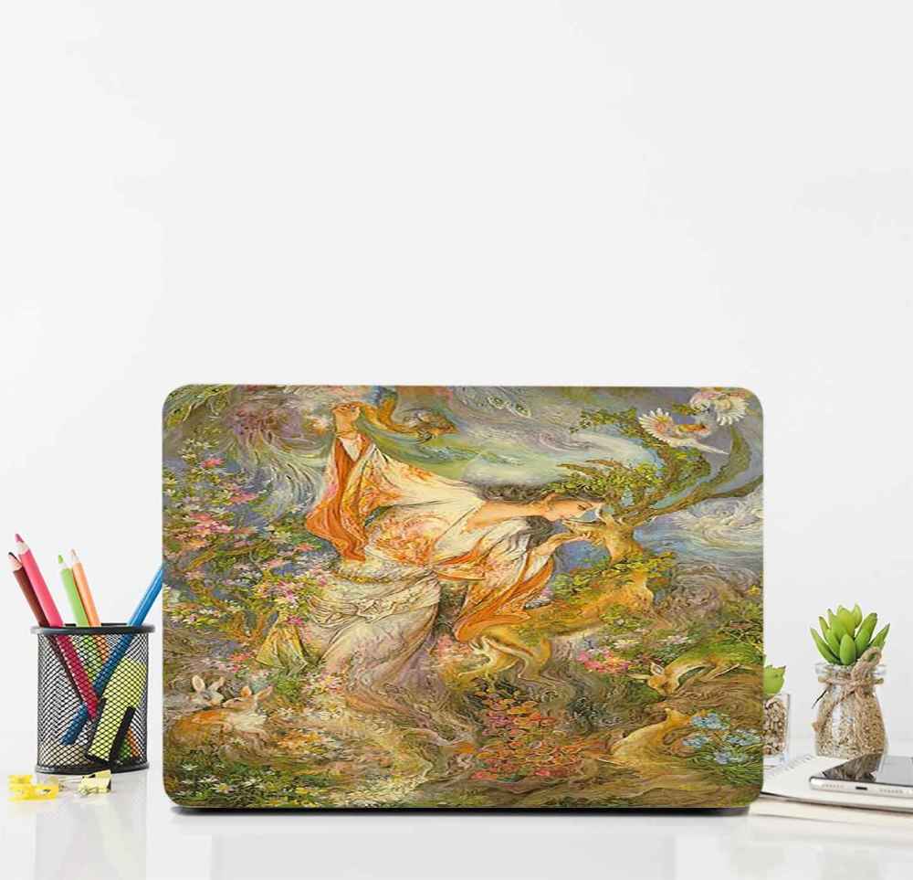 ملصق لابتوب بحجم 15.6 إنش نمط اللوحة الصغيرة للفنان فرشچیان
