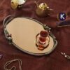 صينية تقديم شاي نحاسية إيرانية موديل سبارو