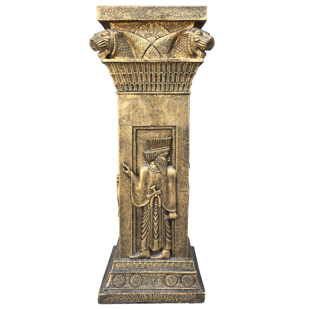 تمثال أسطوري للجندي الإيراني الأخميني المنقش على العمود