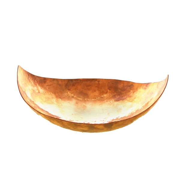 وعاء تقديم نحاسي مناسب للفواكه والحلويات مطرز ماسة