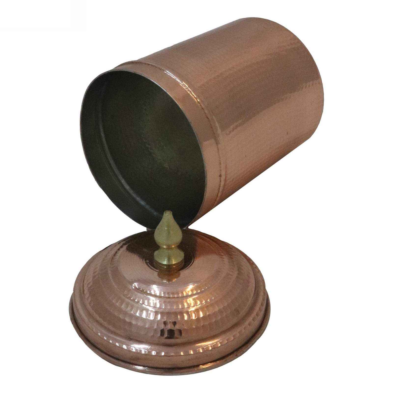 علبة مطبخ من النحاس مصنوعة يدويًا لتعزيز مطبخك – مطرقة (4x)