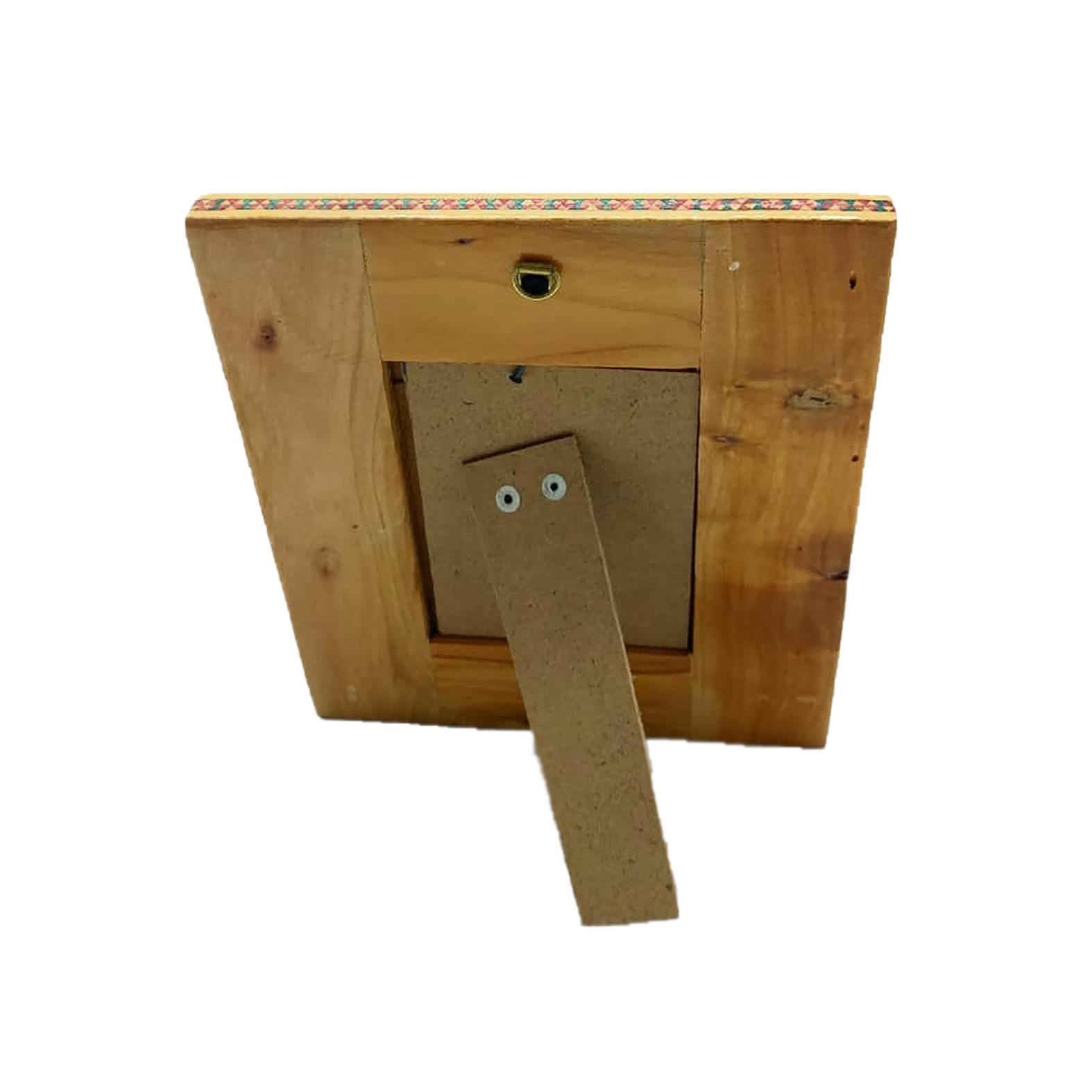 إطار مرآة خشبي إيراني – نمط خاتمكار السائد