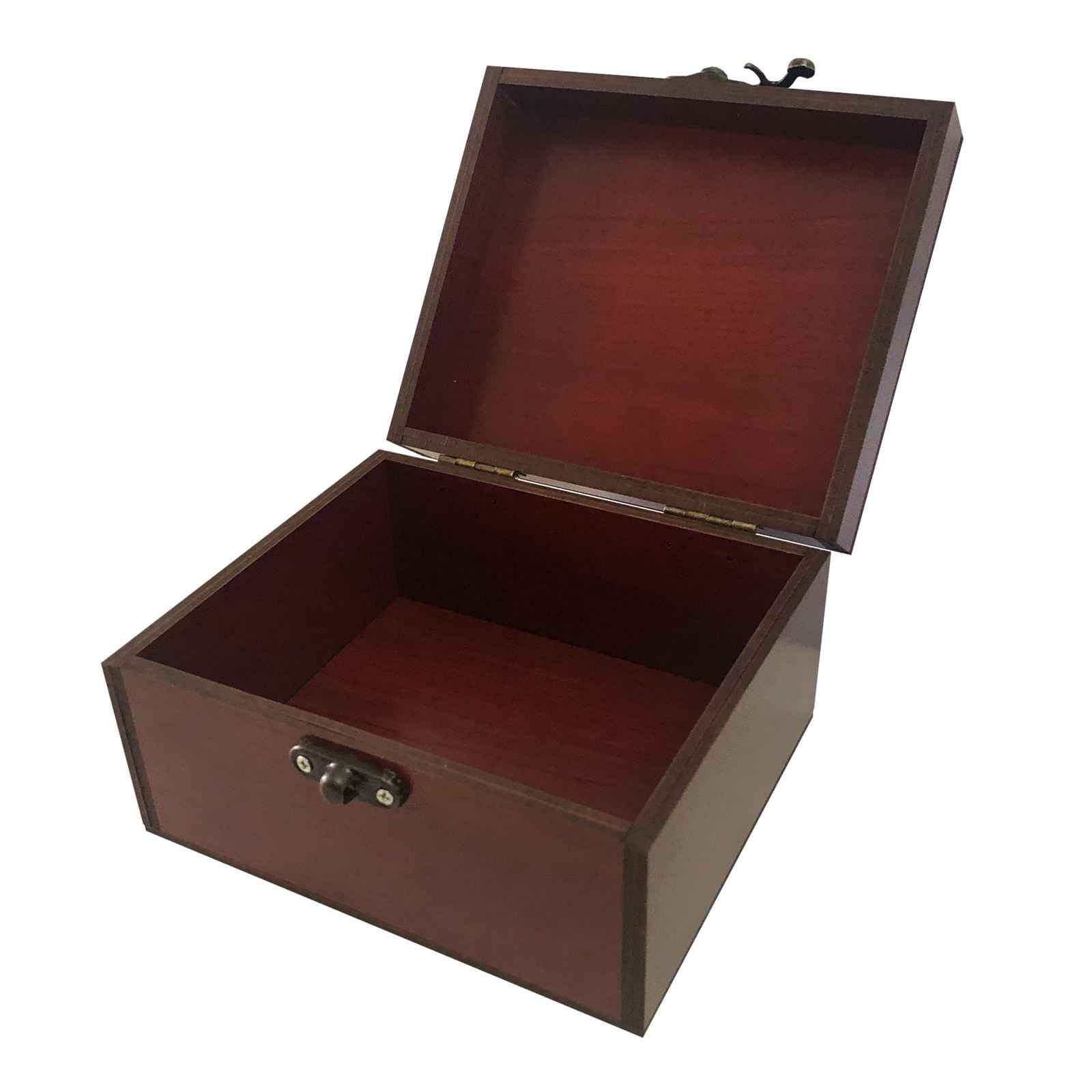 صندوق خشبي لهدايا مع نمط مستوحى من إيران وعشق