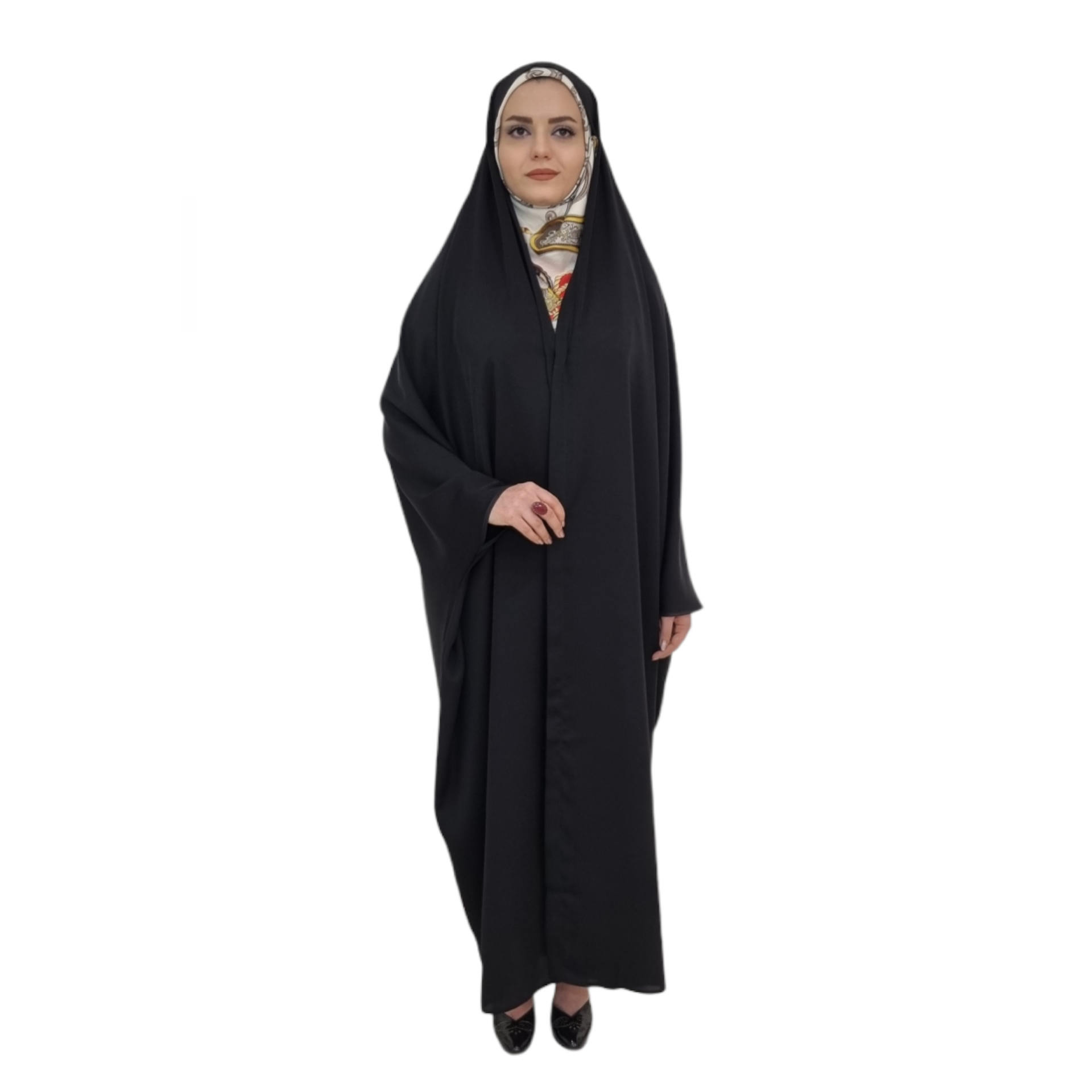 شادر إسلامي عربي أسود حجاب للنساء والصلاة - محسن
