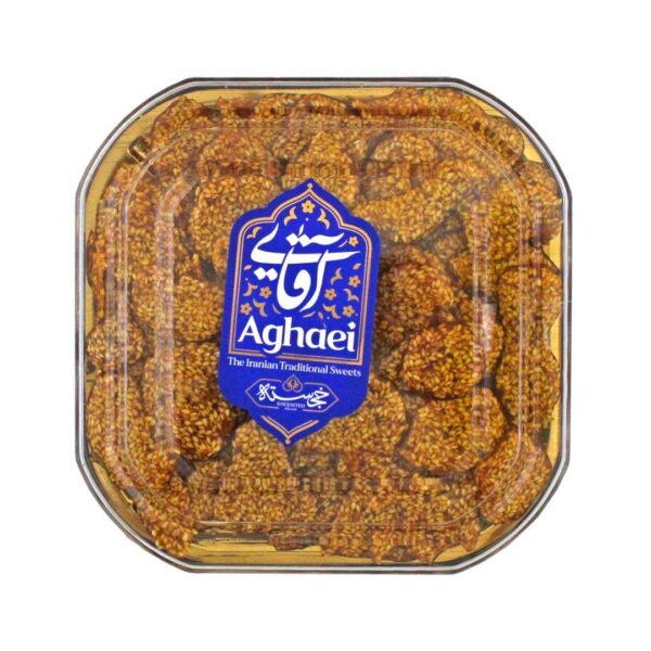 السوهان الإيراني أصالة مع السمسم وماء الورد والزعفران (حزمتان)