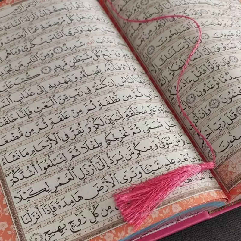 مصحف الملون بالحجم المتوسط مع الترجمة الفارسية – تصميم أنيق وزاهي