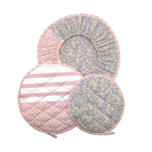 دامكوني - غطاء الأرز الإيراني مع مصيدة البخار مجموعة من 3 - بينكي