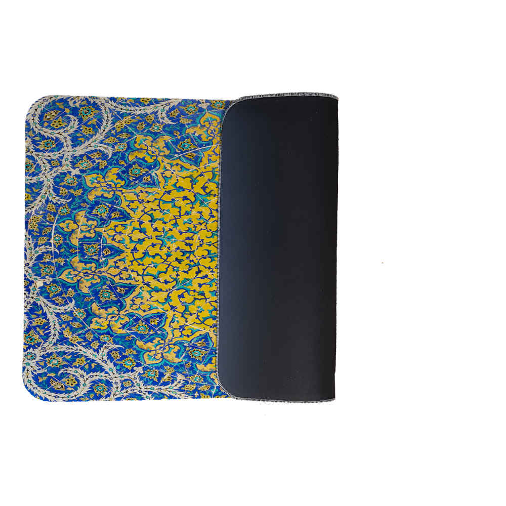 سجادة داخلية لتزيين المنزل – غير قابلة للانزلاق ومزينة بطبعات مستوحاة من الفن الإيراني (سارا)