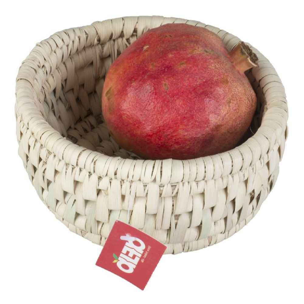 سلة تخزين من أوراق نخيل محبوكة نموذج زينا