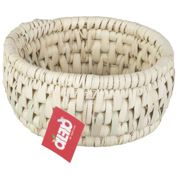 سلة تخزين من أوراق نخيل محبوكة نموذج زينا