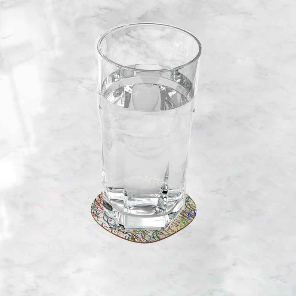 مجموعة كوستر بتصميم خط الكتابة المستوحى من الفارسيات مهر