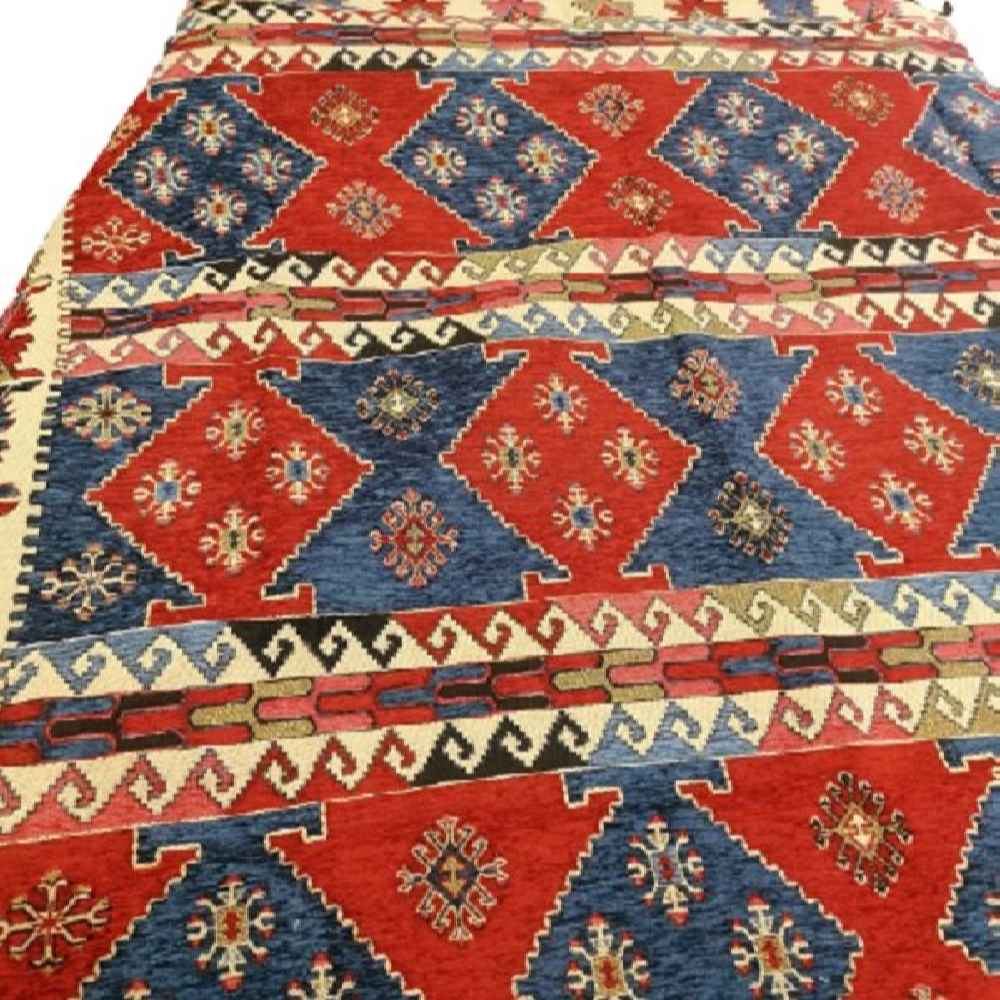 سجادة أرضية داخلية كبيرة على الطراز البوهيمي الإيراني ترنج