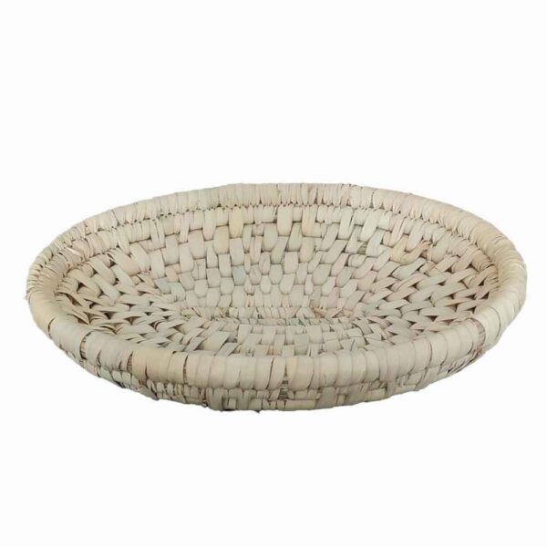 سلة من أوراق نخيل محبوكة نموذج رويا
