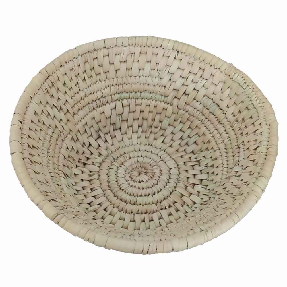 سلة تخزين من أوراق نخيل محبوكة نموذج تنين