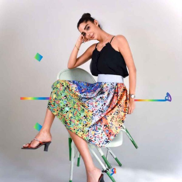 تنورة نسائية إيرانية موديل أبجدية