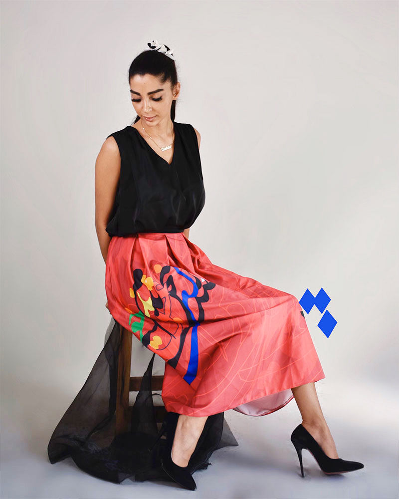 تنورة نسائية إيرانية موديل صدى الحب