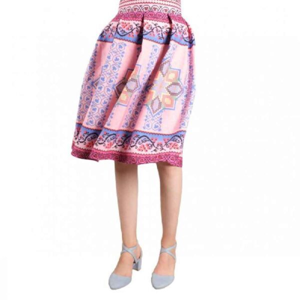 تنورة نسائية إيرانية وردية موديل سنا