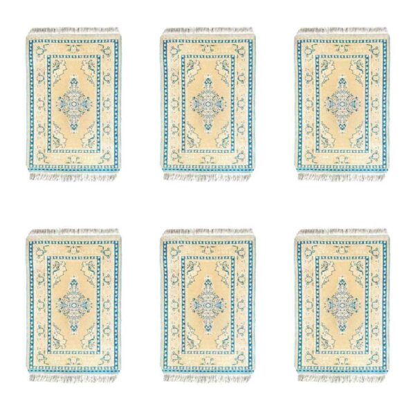 طقم من 6 مفارش قماش بوليستر – نمط السجاد موديل صحراء