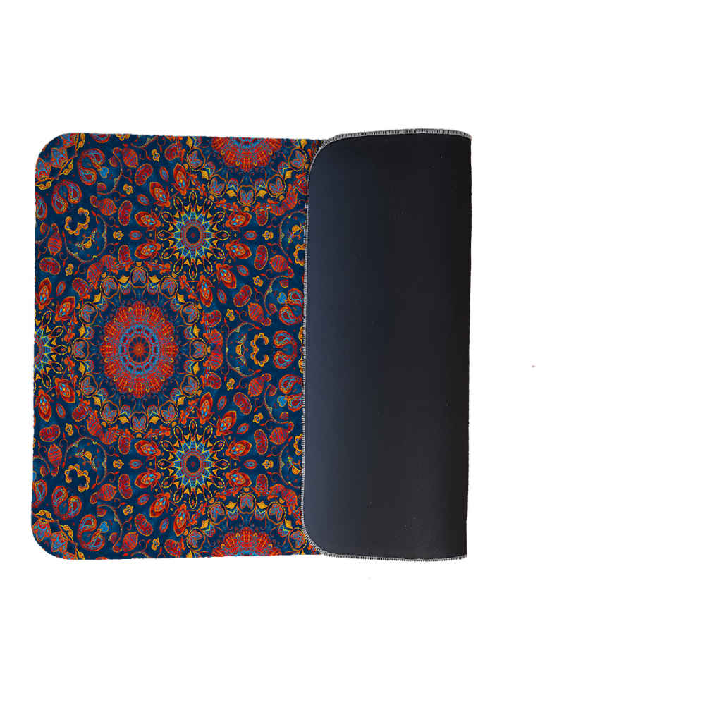 سجادة داخلية لتزيين المنزل – غير قابلة للانزلاق ومزينة بطبعات مستوحاة من الفن الإيراني (زهلة)