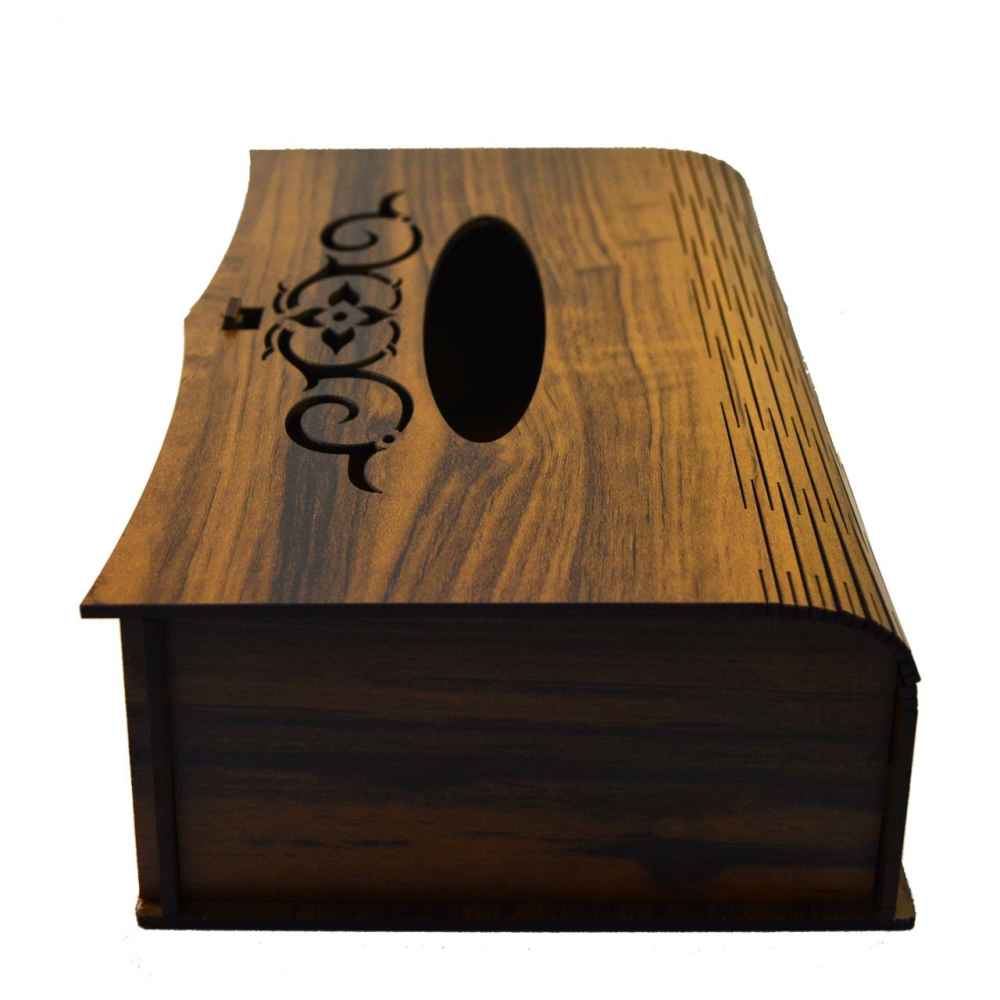 غطاء علبة مناديل خشبي ريفي – كیانا