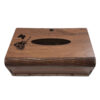 غطاء علبة مناديل خشبي ريفي – پروانه