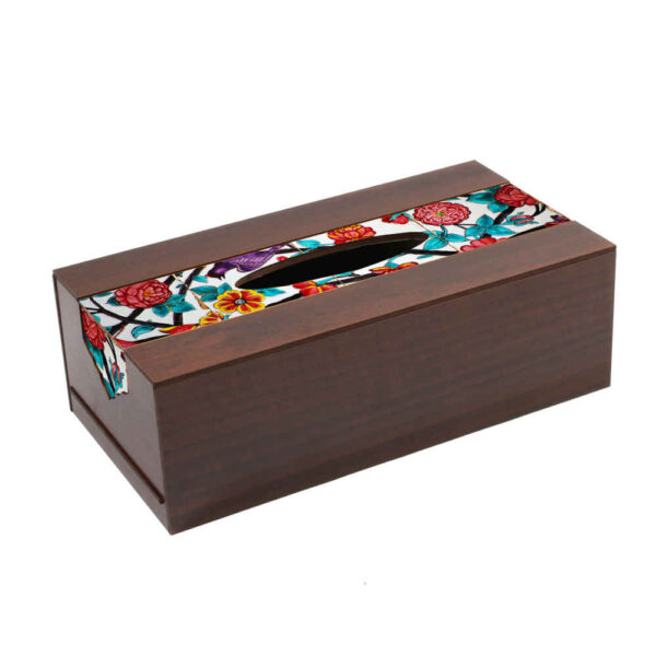 غطاء علبة مناديل خشبي ريفي – ساره