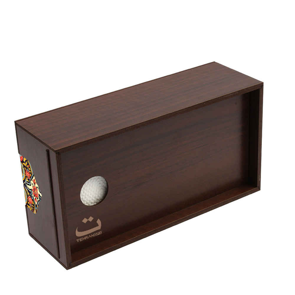 غطاء علبة مناديل خشبي ريفي – تصميم بلاط