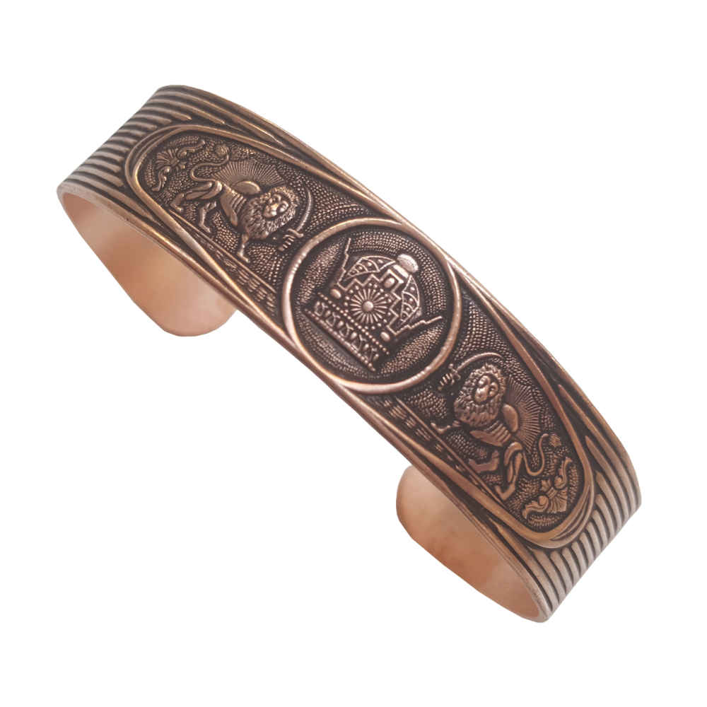 سوار نحاس إيراني – تاج هخامنشي