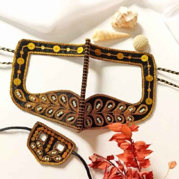 البرقع الخليجي يدوية الصنع - نموذج حبيب