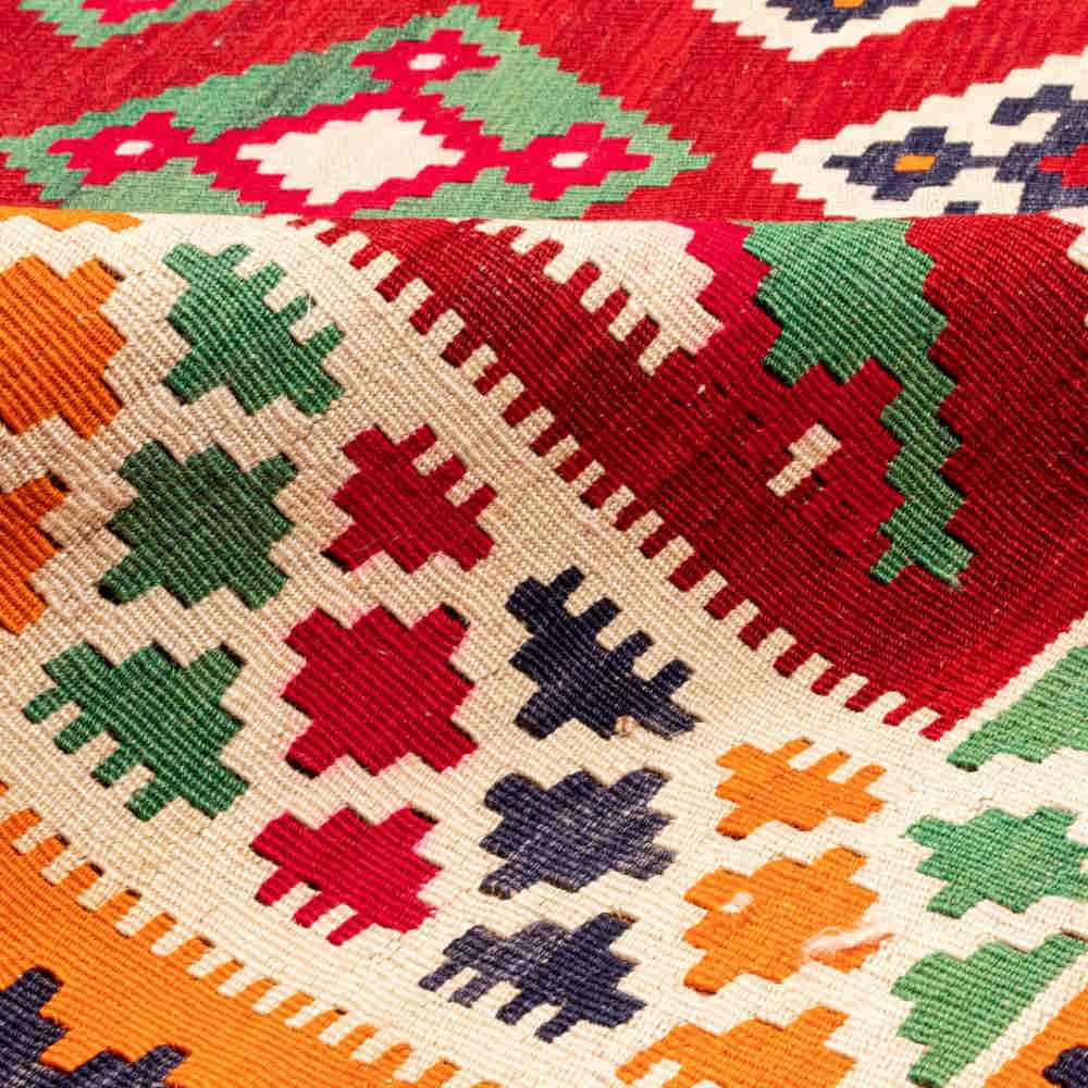 سجاد كليم إيراني من الصوف، منسوج يدويًا في فارس بالنمط التقليدي بابك