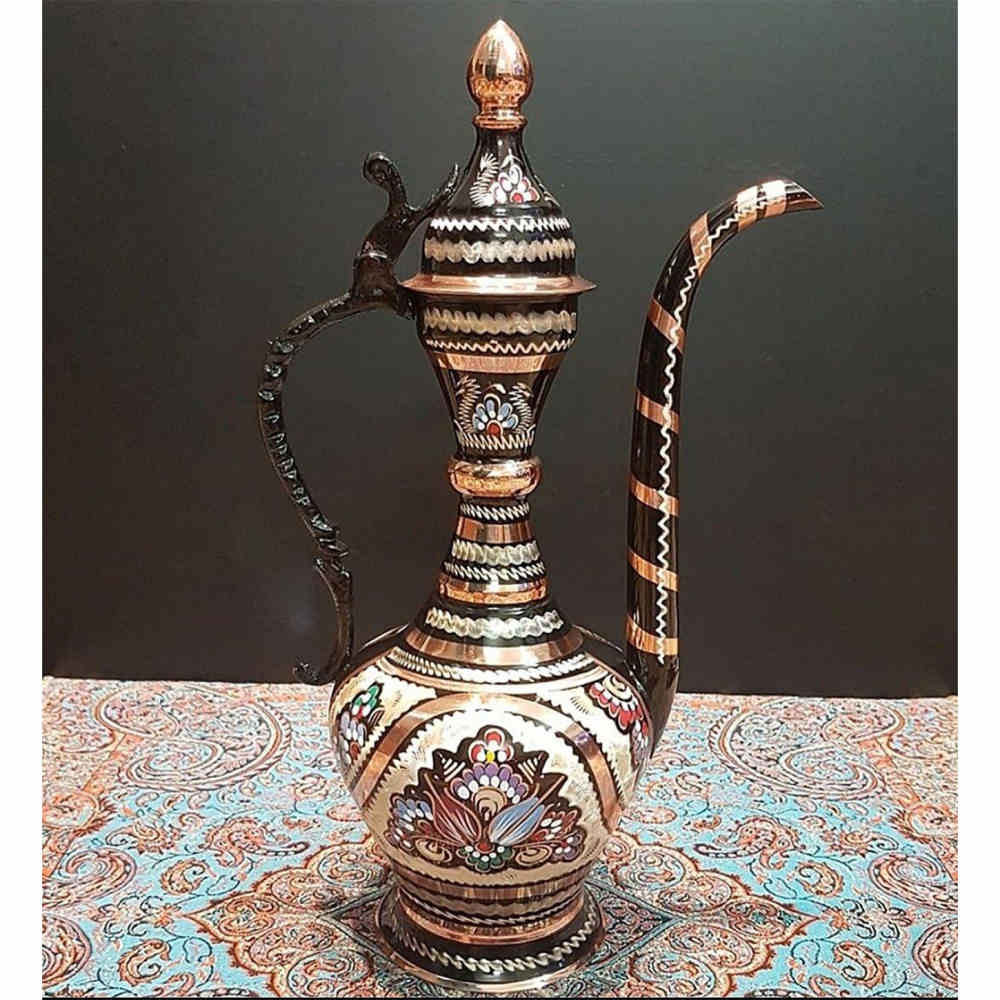 مرش ماء الورد الإيراني من النحاس – میناکاري هنا