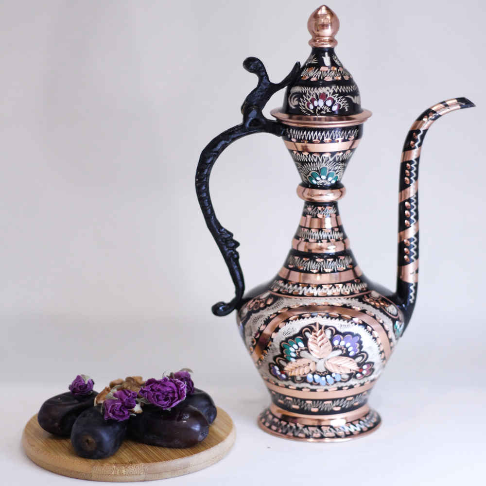 مرش ماء الورد الإيراني من النحاس – میناکاري