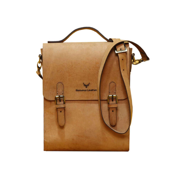 حقيبة كتف جلدية فاخرة - مصنوعة يدويًا نموذج باراسا