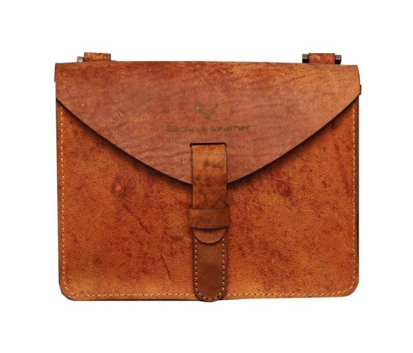 حقيبة كروس بودي فاخرة من الجلد المصنوع يدويًا - إصدار حسناء