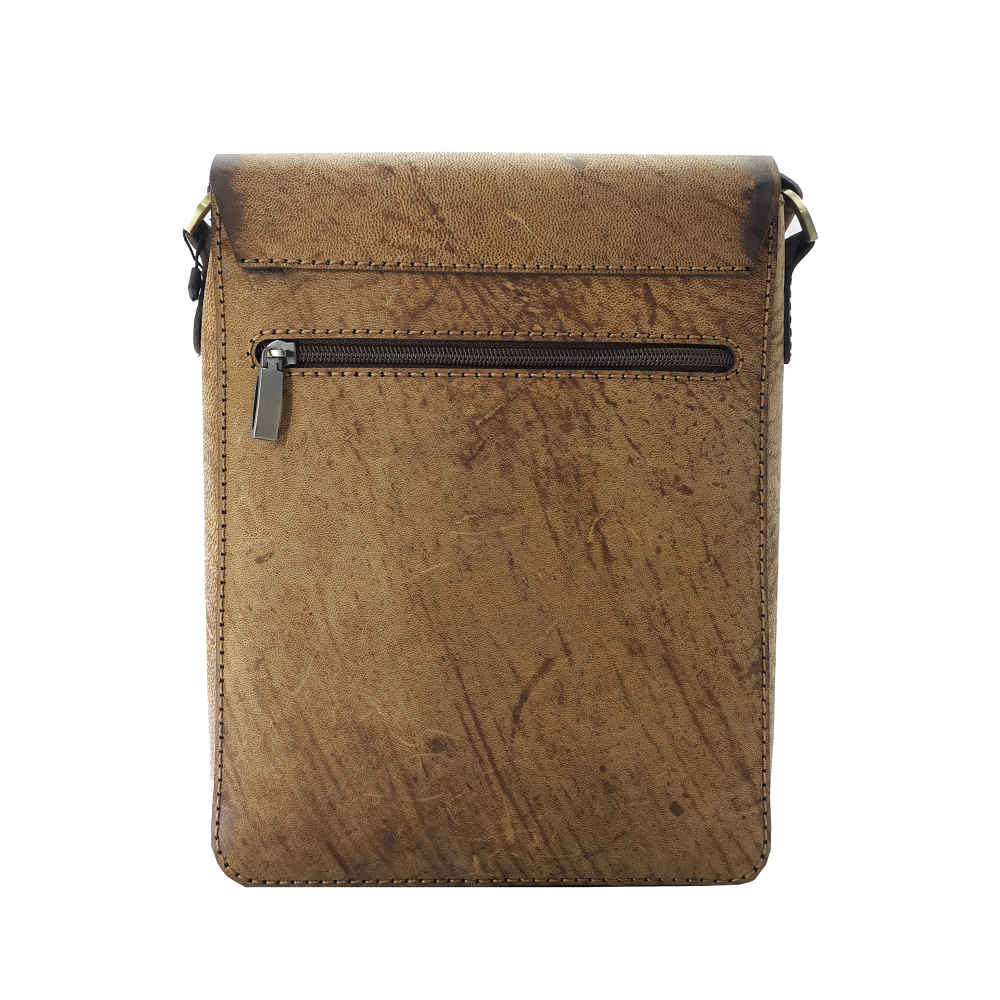 حقيبة كروس بودي فاخرة من الجلد المصنوع يدويًا – تصميم قصيدة فارسية