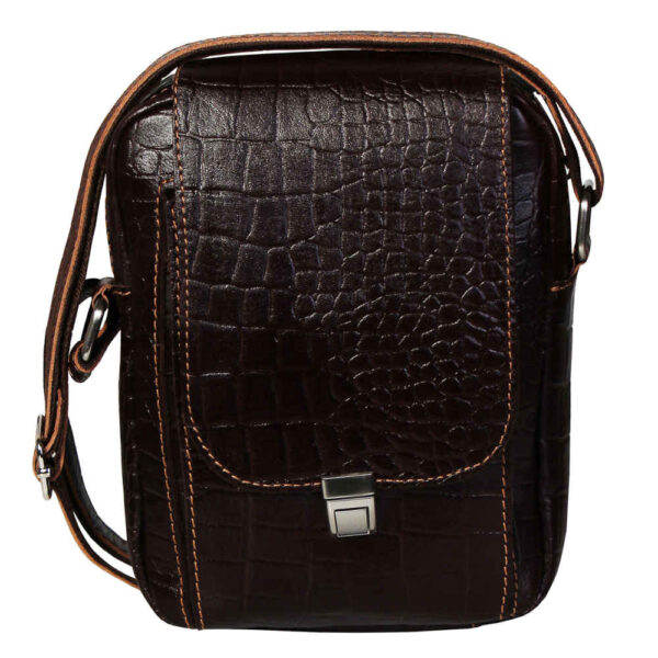 حقيبة كروس بودي فاخرة من الجلد المصنوع يدويًا - إصدار شاب