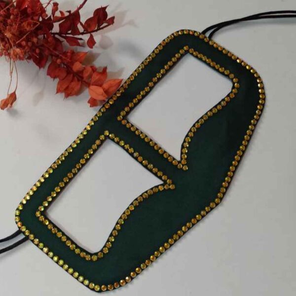 البرقع الخليجي يدوية الصنع بالماس - نموذج نيجين