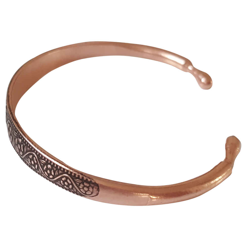 سوار نحاس إيراني – زهور