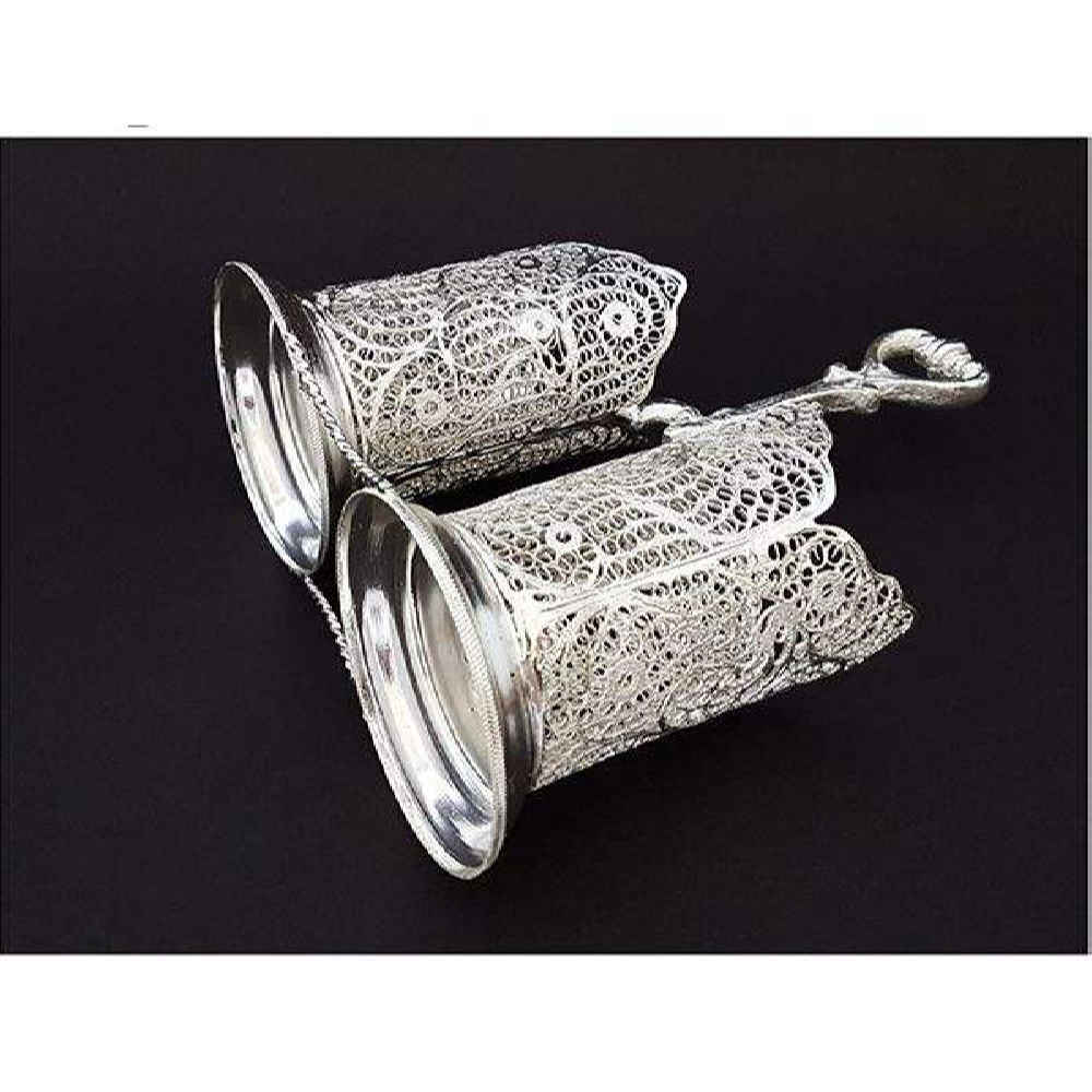 حامل ملاعق فضي إيراني بتقنية الفيلغريه – موديل حامي