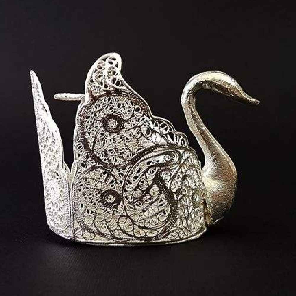 حامل ملاعق فضي إيراني بتقنية الفيلغريه – موديل جيران