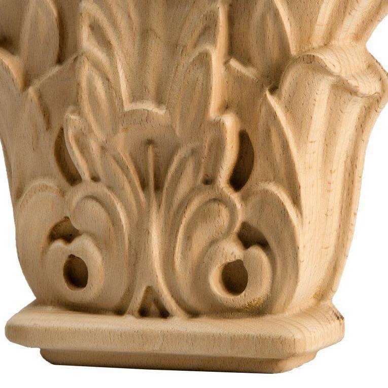 نموذج رأس خشبي منحوت S20