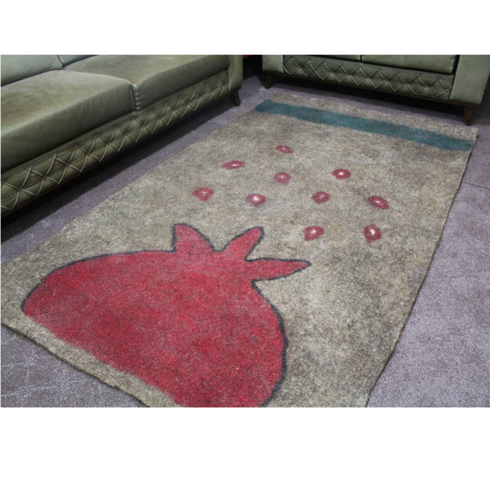 سجاد صوف إيراني مرقع 100% طبيعي ومصنوع يدويًا أنار