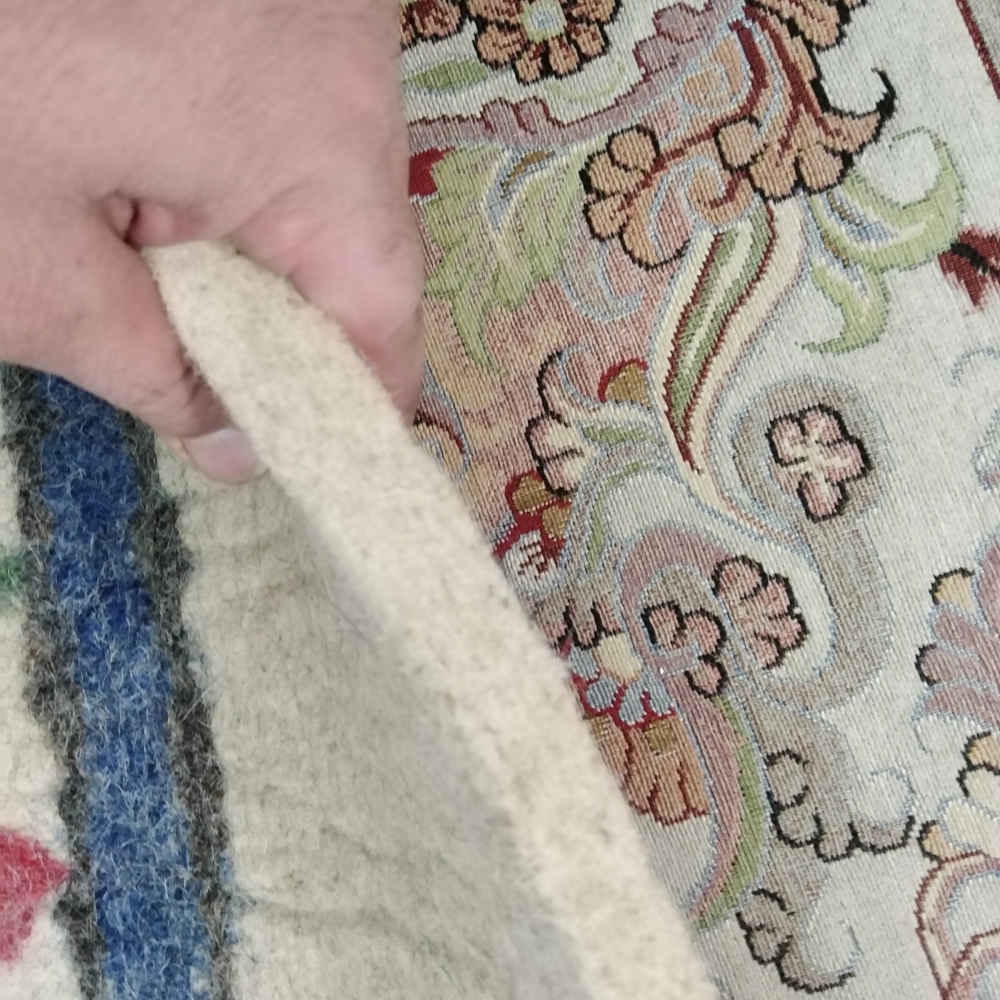 سجاد صوف إيراني مرقع 100% طبيعي ومصنوع يدويًا راستا