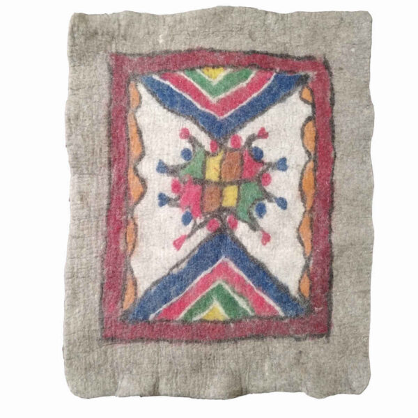 سجاد صوف إيراني مرقع 100% طبيعي ومصنوع يدويًا زينات