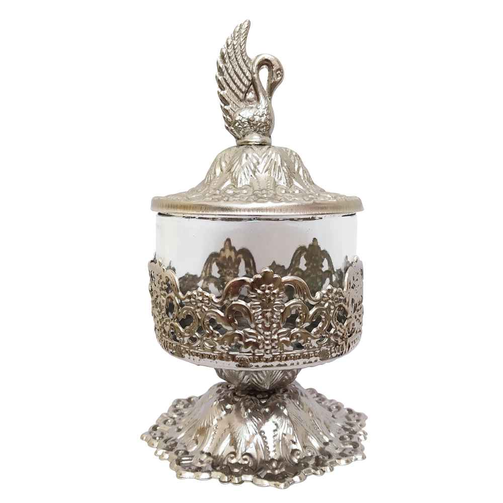 مجموعة شاي وقهوة معدنية إيرانية – نموذج حور